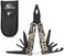 MOSSY OAK Multi-tool - 13 in 1 Multi Function Pliers - Folding Pocket Tool with Sheath, Camo - Portable Pocket Knife for Outdoors, Survival, Camping, Fishing, Hunting, Hiking