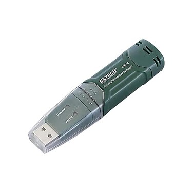 جهاز تسجيل بيانات USB للرطوبة ودرجة الحرارة RHT10 من اكستك