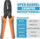 IWISS Open Barrel Terminal Crimper Plier Tool for Molex Style DELPHI AMP TYCO Terminals Crimper Open Barrel 24-14 AWG