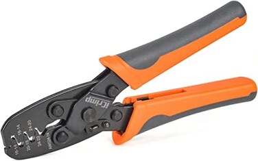 IWISS Open Barrel Terminal Crimper Plier Tool for Molex Style DELPHI AMP TYCO Terminals Crimper Open Barrel 24-14 AWG