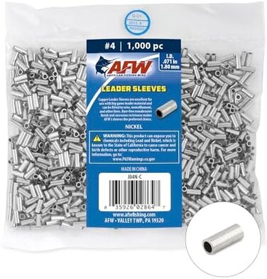 American Fishing Wire Single Barrel Crimp Sleeves