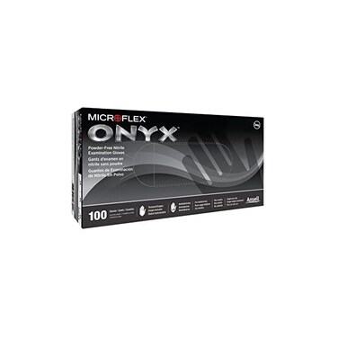 مايكروفليكس قفازات نتريل N64 مقاس XL لون اسود N644 100 من اونيكس