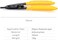 KELUSHI FTTH Fiber Optic Drop Cable Fiber Stripper CFS-2 Double Port Hole Optical Fiber Coating Fiber Kevlar Scissors with Stripping Guide bar