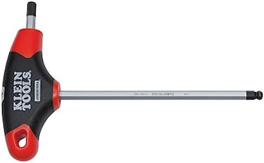 Klein Tools JTH6E09BE 9/64-Inch Ball-End Hex Key with Journeyman T-Handle, 6-Inch