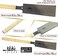 SUIZAN Japanese Ryoba Hand Saw 9.5 Inch Double Edge Flush Cut Saw