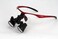 Smedent Dental Surgical Loupe 3.5x Working Distance 360-460mm Burgundy Sport Frame
