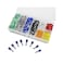 EL-SKY 800pcs Assortment Ferrule Wire Copper Crimp Connector, Wire Terminals Kit, Wire Connector Kit, Insulated Cord Pin End Terminal AWG 22-10 Kit
