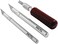 X-ACTO Compression Basic Knife Set, 3 Knives, 13 Blades, Soft Carry Case, 17 Count