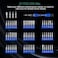 ORIA Screwdriver Set, Magnetic Driver Kit, Professional Repair Tool Kit, 60 in 1 with 56 Bits Precision Screwdriver Kit, Flexible Shaft, for 8, 8 Plus/Smartphone/Game Console/Tablet/PC