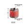E-Z LOK - 303-8 E-Z Lok Externally Threaded Insert, 303 Stainless Steel, 1/2"-13 Internal Threads, 3/4"-10 External Threads, 0.656" Length, Made in US (Pack of 5)