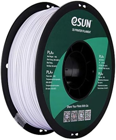 eSun 1.75mm White PLA+Filament 1KG Spool