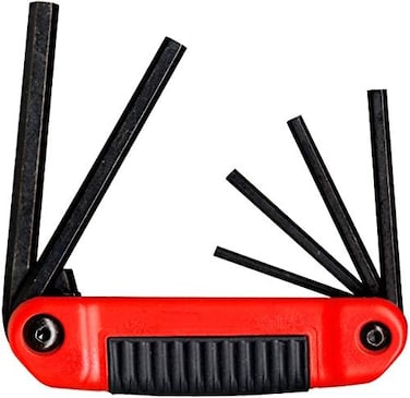 Eklind 25611 Ergo-Fold Fold-up Hex Key allen wrench - 6pc set SAE Inch Sizes 5/32-3/8