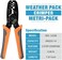 IWISS Weather Pack Crimper Tools for Delphi Packard Weather Pack or Metri-Pack Connectors