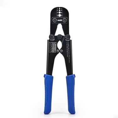 IWISS Wire Rope Crimping Tool for Aluminum Oval Sleeves,Stop Sleeves,Crimp Ferrules,Crimping Loop sleeve From 1/16 Inch to 1/8 Inch (IWS-1608M)
