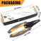 MULWARK 8" Heavy Duty Multi-Purpose Electrical Wire Stripping Tool (22 AWG - 8 AWG) Strippers, Snips, Crimpers &amp; Pliers Insulated with Cutter, Best Tool For Professional Electrician - Upgraded