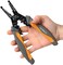 MULWARK 8" Heavy Duty Multi-Purpose Electrical Wire Stripping Tool (22 AWG - 8 AWG) Strippers, Snips, Crimpers &amp; Pliers Insulated with Cutter, Best Tool For Professional Electrician - Upgraded
