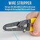 Jonard Tools (16-26 AWG Wire Stripper and Cutter, 15cm - 1.9cm Length) - JIC-1626 16-26 AWG Wire Stripper and Cutter, black oxide finish, 15cm - 1.9cm Length