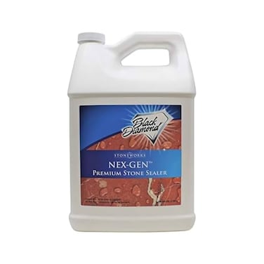 Black Diamond Stoneworks NEX-GEN Natural Stone Penetrating Sealer: Seals &amp; Protects; Granite, Marble, Travertine, Limestone, Grout, Tile, Brick, Slate Floors and Patios. 1-Gallon
