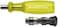 PB Swiss Tools Insider 1 - Universal 1/4" bit holder with 10 PrecisionBits in the handle - Yellow