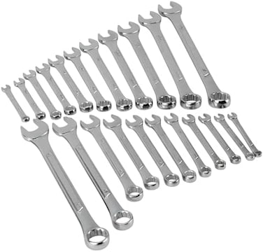 Performance Tool W1084 Combination Wrench Set, 22-Piece