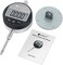Neoteck DTI Electronic Digital Dial Indicator 1''/25.4mm   Digital Probe Indicator Dial Test Gauge High Resolution: 0.0005''/0.01mm - Silver Gray