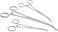 SURGICAL ONLINE Ultimate Hemostat Set, 6 Piece Ideal for hobby tools, electronics, fishing and taxidermy (8", 6.25" and 5")