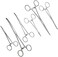 SURGICAL ONLINE Ultimate Hemostat Set, 6 Piece Ideal for hobby tools, electronics, fishing and taxidermy (8", 6.25" and 5")