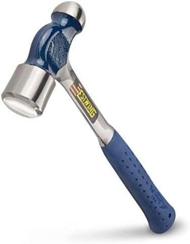 Estwing E3-24BP 24oz Ballpeen Hammer with Nylon Vinyl Shock Reduction Grip