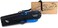 Easy Cut Modern Box Cutter, 3 Blade Depth Setting, Squeeze Trigger and Edge Guides, Holster, Lanyard, Extra Blade - 1000 Blue