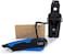 Easy Cut Modern Box Cutter, 3 Blade Depth Setting, Squeeze Trigger and Edge Guides, Holster, Lanyard, Extra Blade - 1000 Blue
