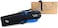 Easy Cut Modern Box Cutter, 3 Blade Depth Setting, Squeeze Trigger and Edge Guides, Holster, Lanyard, Extra Blade - 1000 Blue