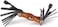 Pearl Tech Tool combination Drum Key and Drum Set Multi-Tool with five Screwdrivers, six Hex Keys and Bottle Opener,