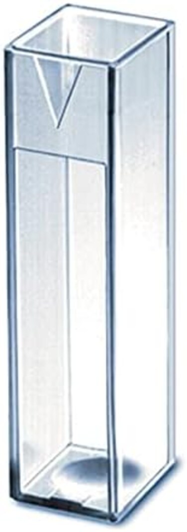 BrandTech 759071D Polystyrene 2.5-4.5ml Macro Spectrophotometry Cuvette (Pack of 100)
