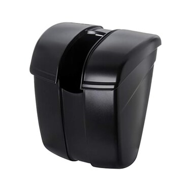 سان جامار حامل مغرفة بلاستيكي من ساف-تي-ايس، حامل مغرفة مع توافق عالمي للمطاعم والحانات، اسود