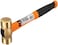 PERFORMANCE TOOL W1137 Solid Brass Hammer, 16 oz