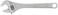 RIDGID 86917 762 Adjustable Wrench, 12-inch Adjustable Wrench for Metric and SAE, Silver, Small
