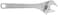 RIDGID 86917 762 Adjustable Wrench, 12-inch Adjustable Wrench for Metric and SAE, Silver, Small