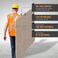 Gator Lift Plywood and Sheetrock Panel Carrier, 0 to 1 1/8", Heavy Duty Metal Gripper, Sheet Goods Carry Handle (Single) Single GL10