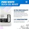 Dry &amp; Dry 1 Quart Pure White Silica Gel Desiccant Beads - 2 LBS Reusable