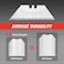 Goldblatt 100-Pack Utility Blades Premium Tempered SK2M Steel with Dispenser (G08283)