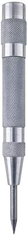 General Tools Utility Automatic Center Punch #70079 - Nail Punch Tool to Mark and Scribe - Machinist Tools