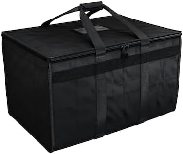 TRUE NORTH XXL Commercial Insulated Food Delivery Bag w/ Divider (23"x15"x14") - Food Warmer Bag, Catering Food Warmers, Insulated Bags for Food Delivery, Hot Bags for Delivery Bags for Hot Food