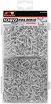 Performance Tool W5230 1,000pc Steel Hog Ring for: Upholstery, fencing, craft, rope, bungee cords, bag closures, crab pots, furniture and much more