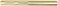 Mayhew Tools 25075 Brass Punch Drift, 3/4-19mm x 8