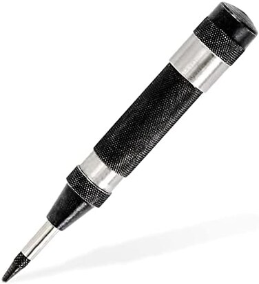 General Tools Heavy-Duty Automatic Center Punch #78 - Nail Punch Tool to Mark and Scribe - Machinist Tools