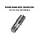Drill America 5 Piece NPT Pipe Tap Set (1/8", 1/4", 3/8", 1/2" and 3/4"), Plastic Pouch Case, POU Series