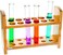 Eisco Labs Wood Test Tube Rack, 12 Tube Capacity, 7/8" (22mm) Holes