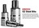 Capri Tools CP30004 30004 S2 Star Torx And External Socket Bit Set 35-Piece, Silver