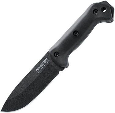 كيه ايه-بار سكين بيكر كومبانيون بشفرة ثابتة مع غلاف جيب امامي من البوليستر عالي الدقة BK-22 (5.25 انش)