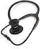 MDF Instruments ProCardial Cardiology Stethoscope, Stainless Steel, Adult, Dual Head, Black Tube, Black Chestpiece-Headset, MDF797BO